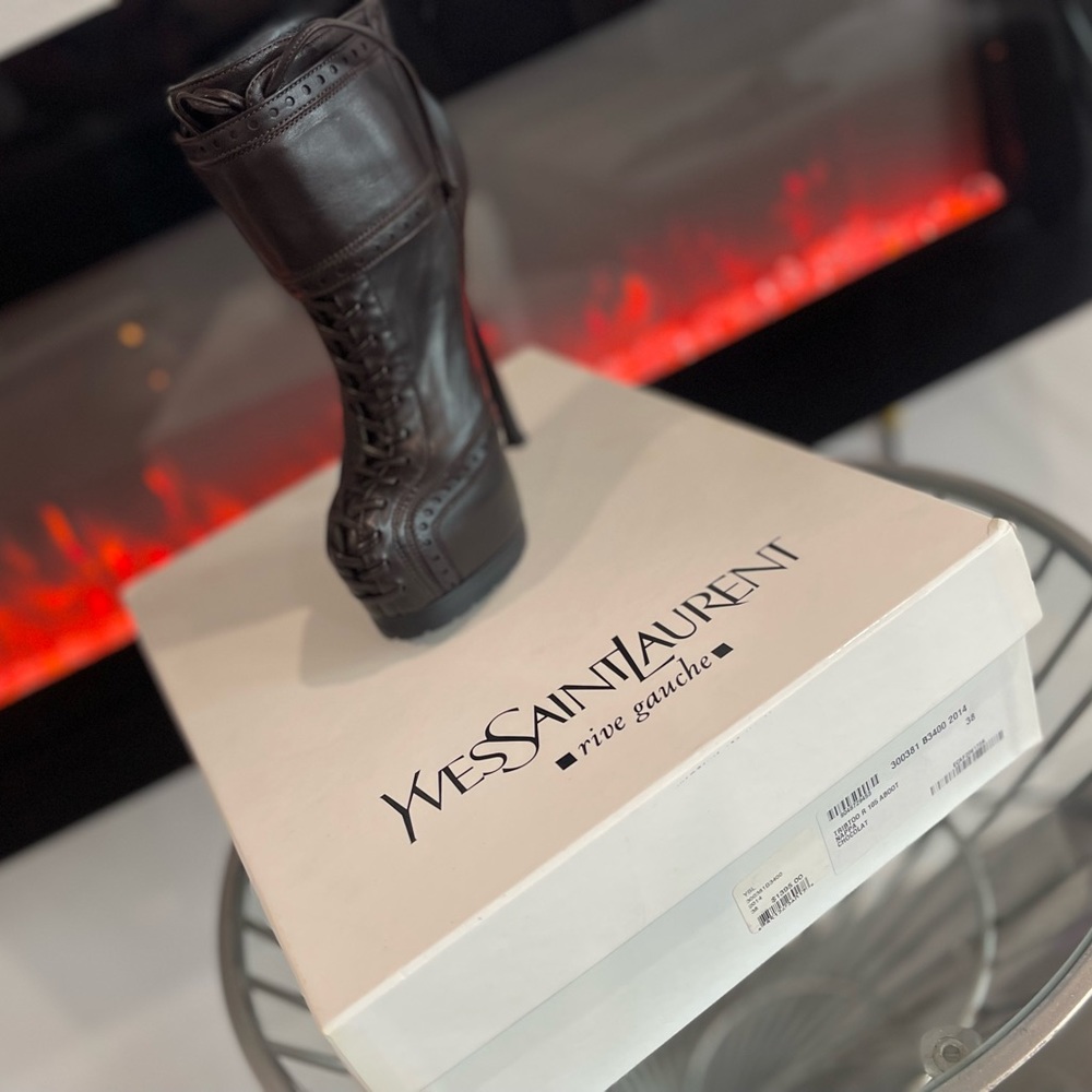 ySL tribtoo platform boot ! Brand new